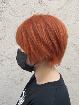 モップアップ(Mop up) オレンジ×ショート