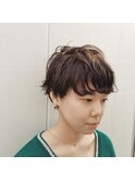 ニュアンスパーマ/マニッシュショート【AND CHILL渋谷】