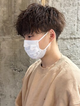 ニアウ 太田店(Niau) ツイストスパイラルパーママッシュメンズパーマ波巻きパーマ