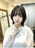 くびれボブ 大人可愛い20代30代40代似合わせカット