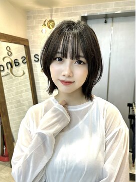 サンドエス 銀座(sand S) くびれボブ 大人可愛い20代30代40代似合わせカット