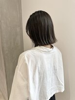 ヨーク(YOKE)&nbsp;YOKE 20代30代切りっぱなしボブ結べるボブオリーブグレージュ