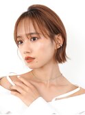 【La fith】きりっぱなしボブ×アプリコットブラウン