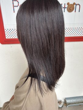 パディントン(Paddington) 濃いめのラベンダーとシルバーで作る☆深み上品ミディアム♪