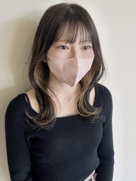 トップヘアーラウンジ 知立(TOP HAIR Lounge) ウェーブ巻き×インナーカラーが可愛い/ニュアンスカラー