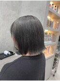 デザインカラー/レイヤーカット/ウェットヘア/オリーブベージュ