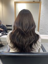 ブレンド 渋谷(BLend)&nbsp;マチルダボブ前髪ハイライトグラーデーション