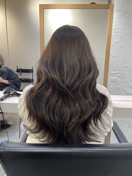 ブレンド 渋谷(BLend) マチルダボブ前髪ハイライトグラーデーション