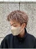 スパイキーショート/ピンクベージュ