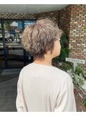 ショート ふんわりパーマ