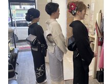 ヘアポケット ナギ(Hair Pocket NAGI)の雰囲気（早朝ヘアセット着付け（一級着付け技能士）しております(^^)）