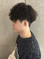 ニアウ 太田店(Niau)&nbsp;メンズ王道マッシュ波巻きスパイラルパーマ質感重視刈り上げ