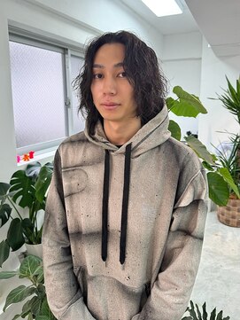 ルーツ 巣鴨 本店(roots) 無造作ミディアムパーマ