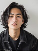 【上杉秀明】大人メンズミディアムレ イヤー