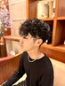 【こだわりNo.2】メンズカット+ビジネスパーマ
