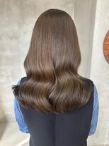 テトヘアー(teto hair) 透明感オリーブグレージュ、ワンホンヘア、ロング