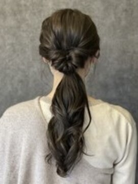 ブランカヘアー 西尾(BLANCA HAIR) カーキブラウン