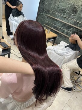 ヘアープレイス ヴィブ(hair place VIVE) ピンクカラー