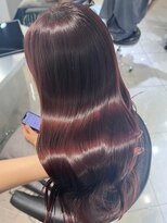 ユーフォリア 池袋東口駅前店(Euphoria) 【MITSUKI指名】艶感溢れる上品なボルドーカラー/ブリーチなし