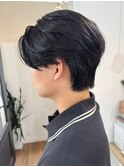 桑名メンズパーマフェザーパーマフェザーショートコンマヘア韓国