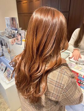 イーストハムヘッドショップ(EAST HAM head shop) 艶髪ウェーブ/髪質改善/透明感カラー/オレンジブラウン