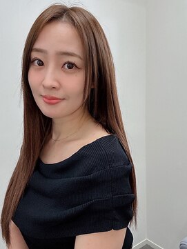 アンククロス 青山店(ANKH CROSS) まろやかブラウンアッシュ/艶髪/ストレート