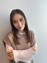 エクリボンヌ(equri bonne)&nbsp;暗髪カラー　ロングレイヤー