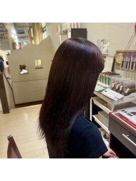 ゴッドヘアーアンドメイク 高崎店(GOD Hair&Make) 深めワインレッド