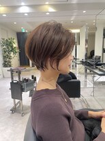 バンプ ギンザ(BUMP GINZA) 30代40代50代大人ショート髪型丸顔前髪あり似合わせ【安野】