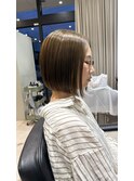 ぱっつんボブ/切りっぱなしボブ/ミニボブ