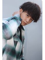 リベルテ グリット(Liberte Grit)&nbsp;黒髪マッシュ×束感無造作パーマで最旬スタイルツイスパ