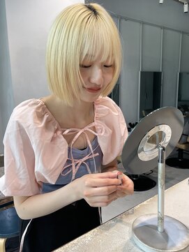 フィルムス 田町芝浦(FILMS) 黒髪/クラゲヘアー/オリーブグレー/小顔/ココアベージュ/田町