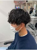 アンブレラカラー前髪クールショートイメチェン