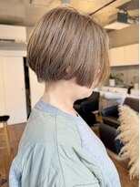 ハイジア(hygea)&nbsp;30代40代白髪ぼかしハイライト☆ショートボブコンパクトショート