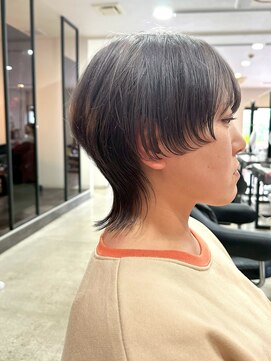 ヴィスト バイ レボ(VIST by REVO) ピンクベージュ/アンブレラカラー/クールショート/前髪/新松戸