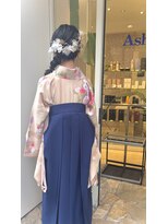 アッシュ 日吉店(Ash) サイドあみおろしヘアアレンジ