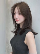 レア 銀座(Le'a)&nbsp;レイヤーカットハイレイヤー顔周りカット韓国風レイヤー髪質改善