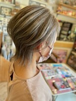 ヘア メイク ココ(hair make coco)&nbsp;透け感のあるショートレイヤー＼(^o^)／