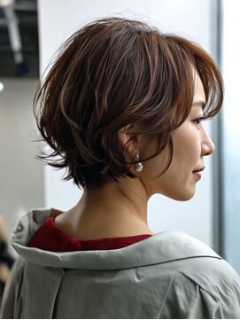 テーラヘアー 我孫子店(TELA HAIR) 白髪ぼかし×大人美人ショート【TELA HAIR 我孫子店】