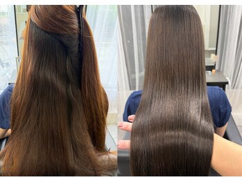 クローブ(CLOVE)の写真/毎朝のアイロンをもっと楽に。乾かすだけでまとまる自然な美髪縮毛矯正【髪質改善・縮毛矯正】