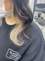 レガロヘアアトリエ(REGALO hair atelier)&nbsp;イヤリングカラー×ホワイトミルクティー