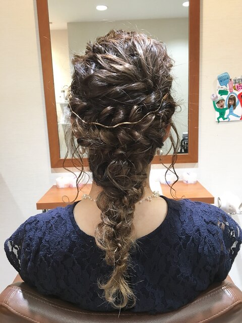 大人ガーリーチョコレートモードヘアープリカールショートヘアー