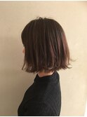 切りっぱなしボブ♪ 担当 伊原