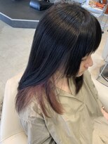 カイム ヘアー(Keim hair) インナーカラー×アッシュピンク☆デザインカラー/小顔カット