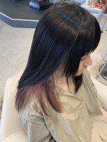 カイム ヘアー(Keim hair)&nbsp;インナーカラー×アッシュピンク☆デザインカラー/小顔カット