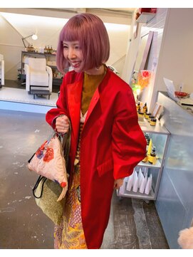 チカシツ(Chikashitsu) pink bob