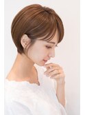 ★Lowha★アッシュブラウンマニッシュショートフレンチボブ
