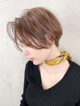 アイティー バイ アルバム 中野店(IT by ALBUM) ベージュショート_外ハネボブアッシュブラウン_ba278801