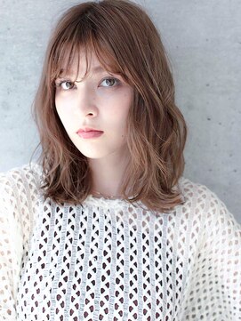 ヘアサロン ガリカ 表参道(hair salon Gallica) 《SAKI》愛されゆるwave☆ ミルクティーブラウン