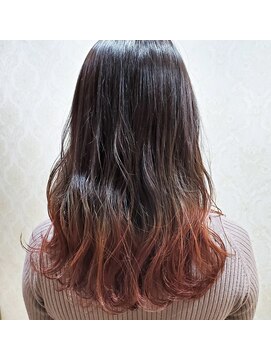 アーツ 町田(arts) 【arts町田店】ブリーチ/グラデーション/オレンジカシス